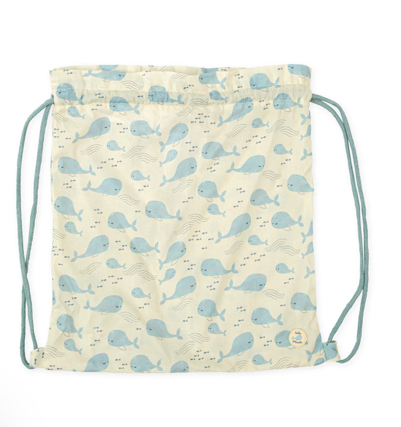 Tutto Piccolo Bolso De Playa Ballenas Amarillas Unisex
