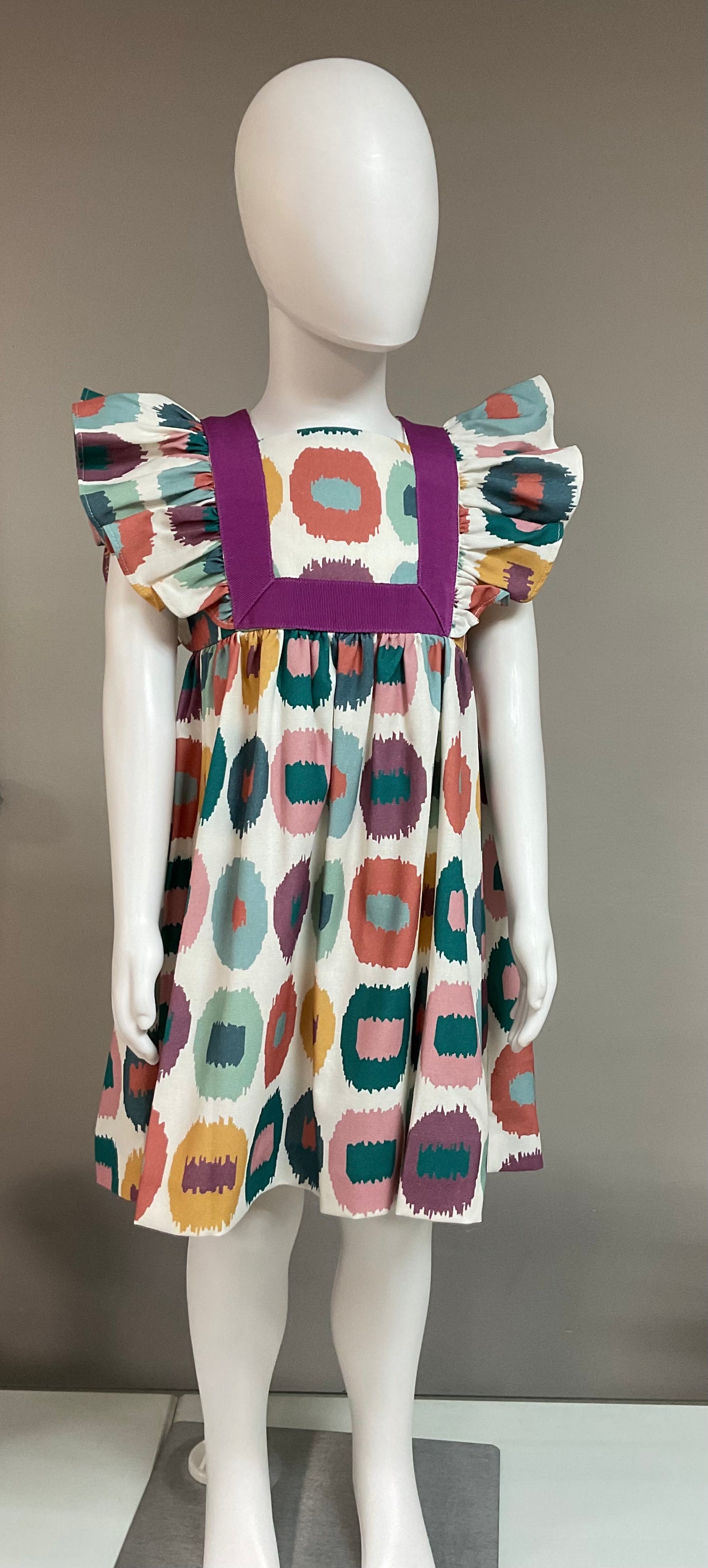 José Varón Vestido Rosa/Verde