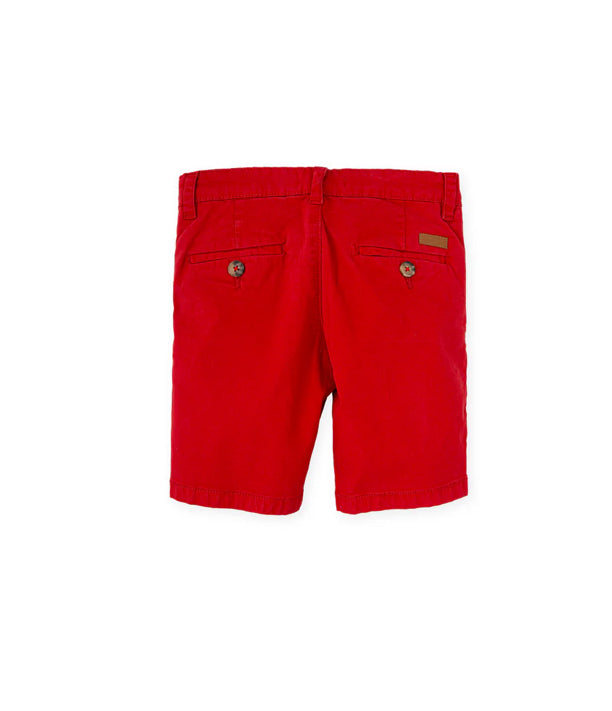 Tutto Piccolo Pantalón Bermuda Rojo