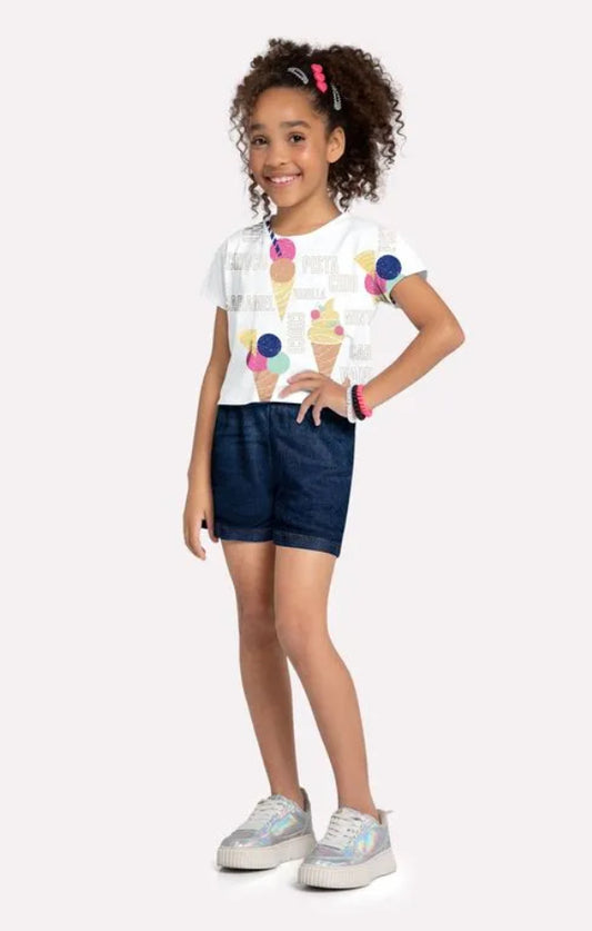 Kyly Blusa Niña Cono Helado