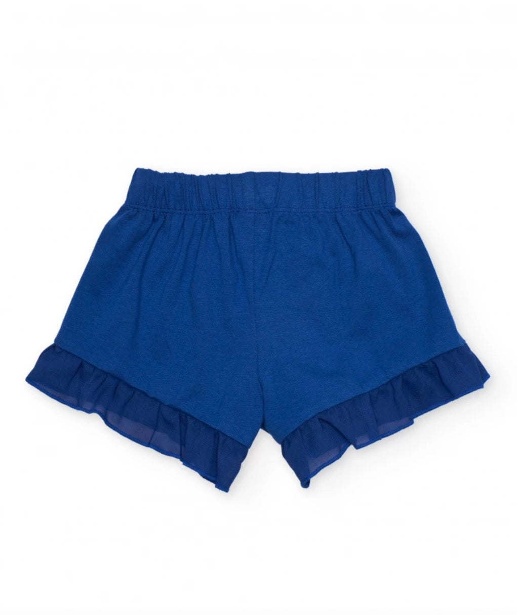 TucTuc Conjunto Blusa Estrella Con Textura Y Short Con Volantes