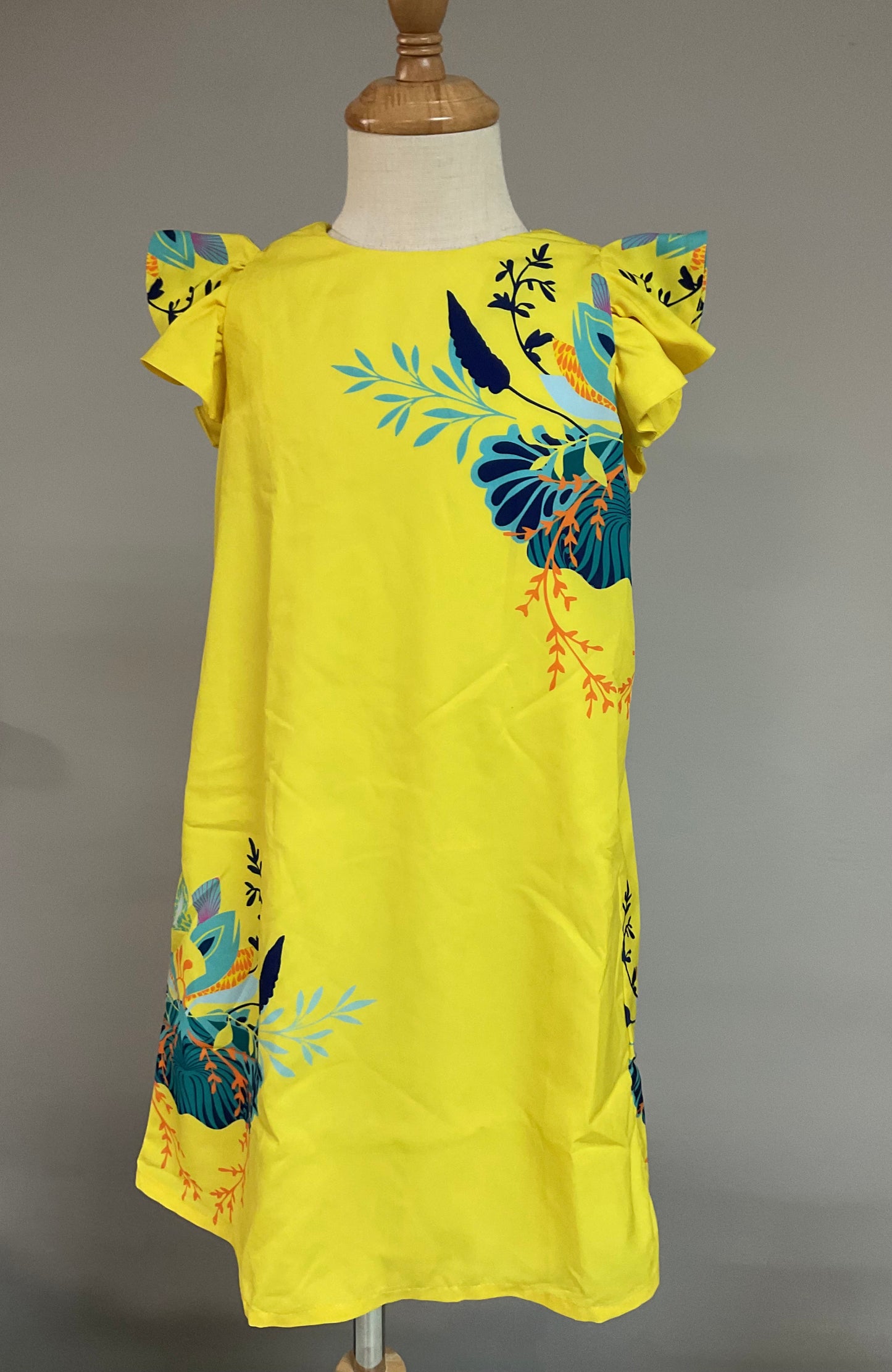 Vestido Verde Floral Tintoverde