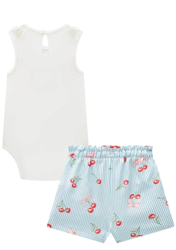 Infanti Conjunto De Body Y Short Today Is A Good Day Cherry