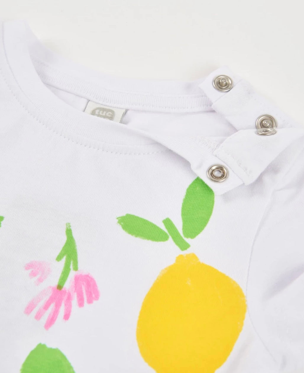 TucTuc Conjunto Camiseta Con Limón Y Legging En Fondo Vichy