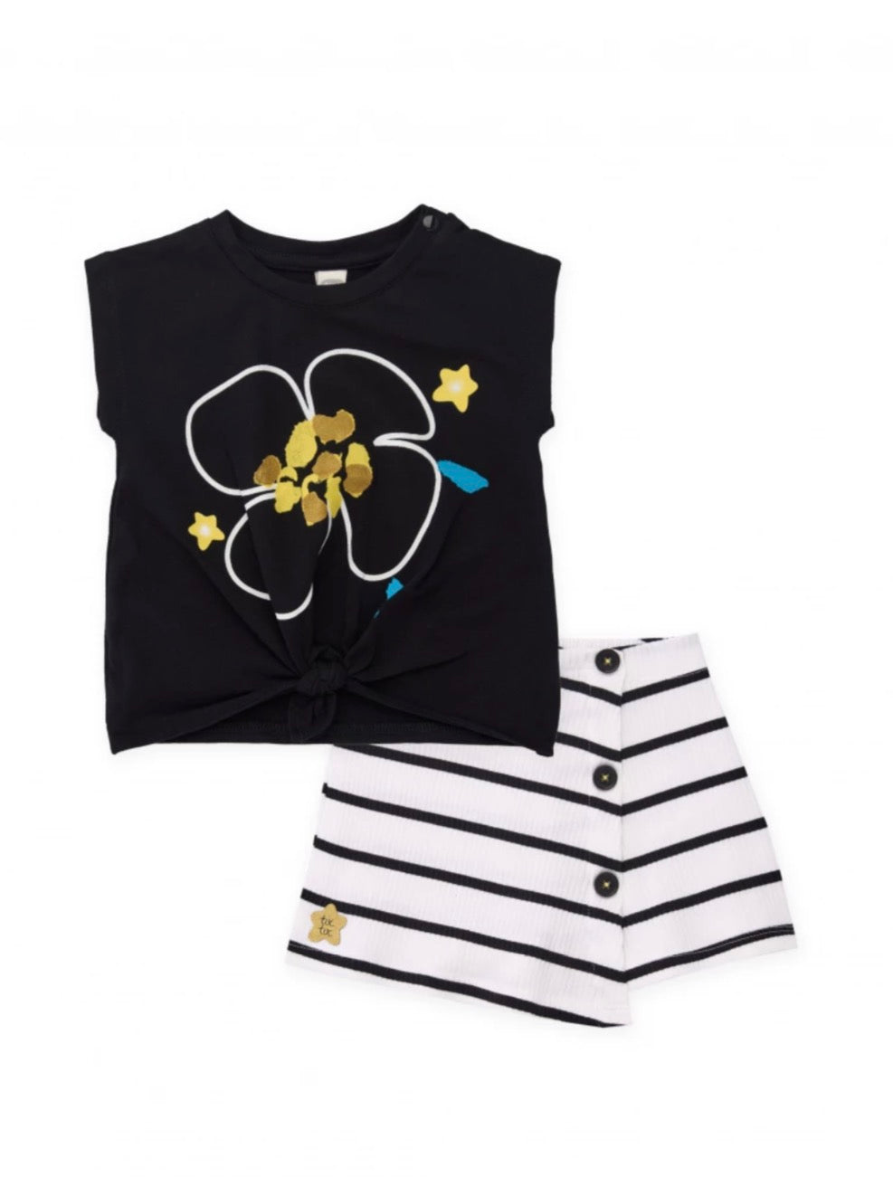 TucTuc Conjunto De Niña Estampado Floral