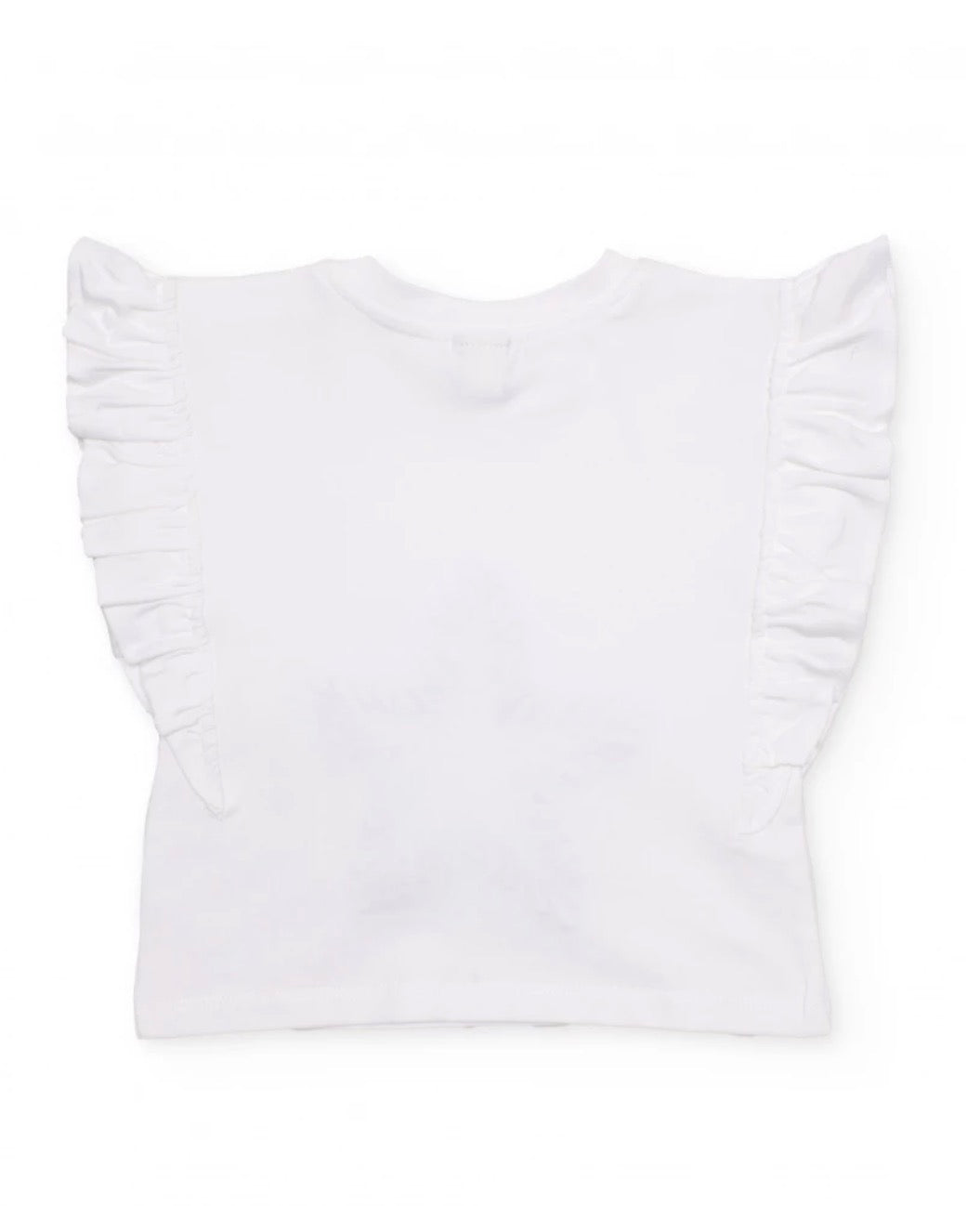 TucTuc Conjunto Blusa Estrella Con Textura Y Short Con Volantes