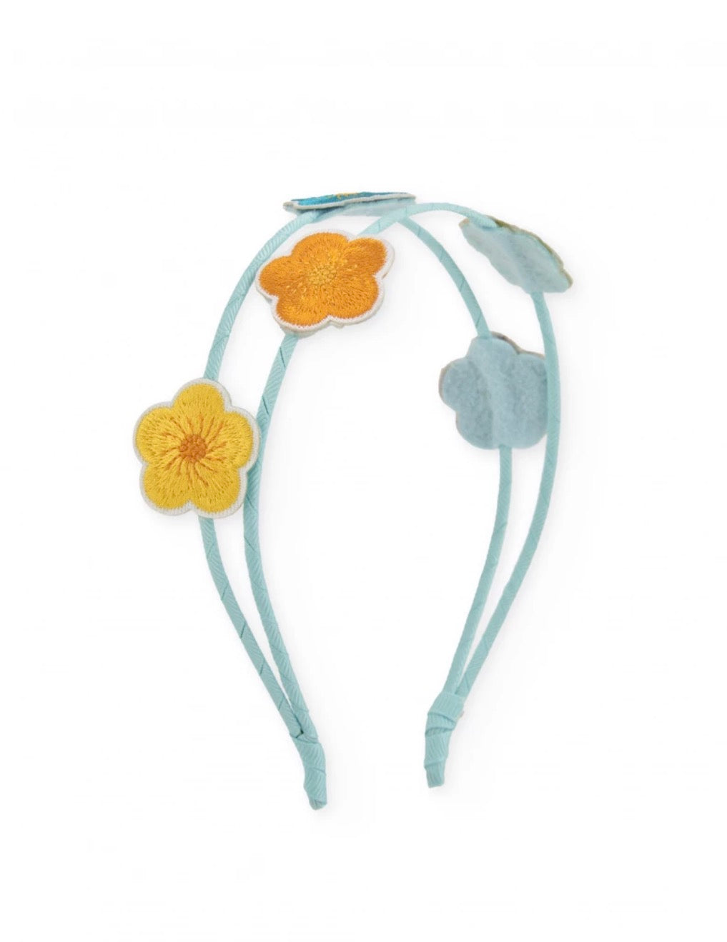TucTuc Diadema De Flores Bordadas