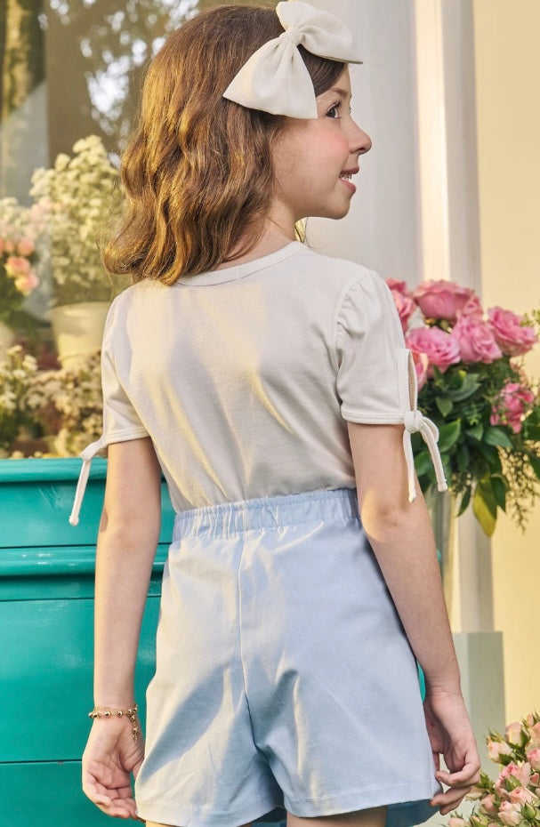 Kukiê Conjunto Blusa Y Short Azul