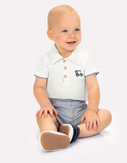 Milon Conjunto Body Azul Carrito Golf