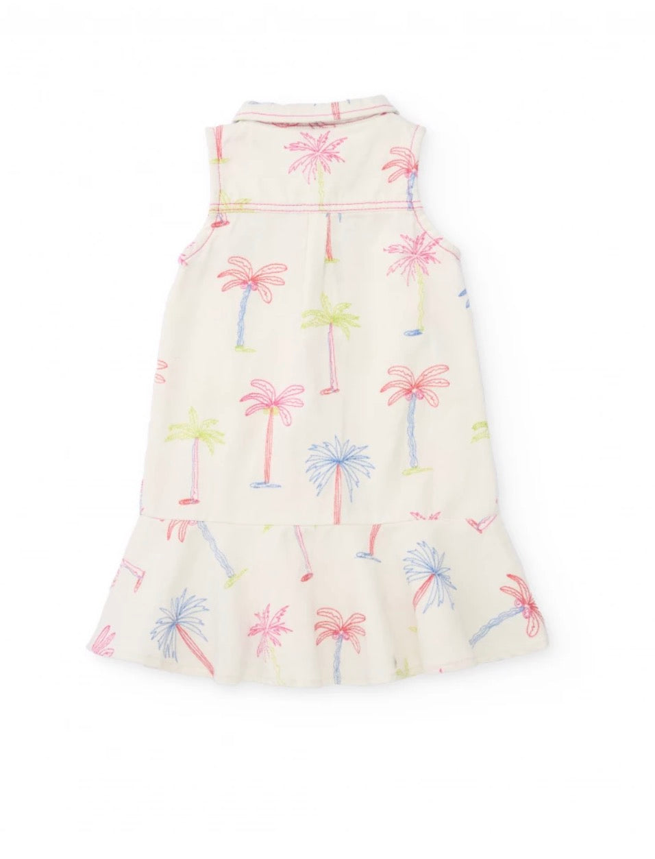 TucTuc NK Vestido Estampado De Palmeras