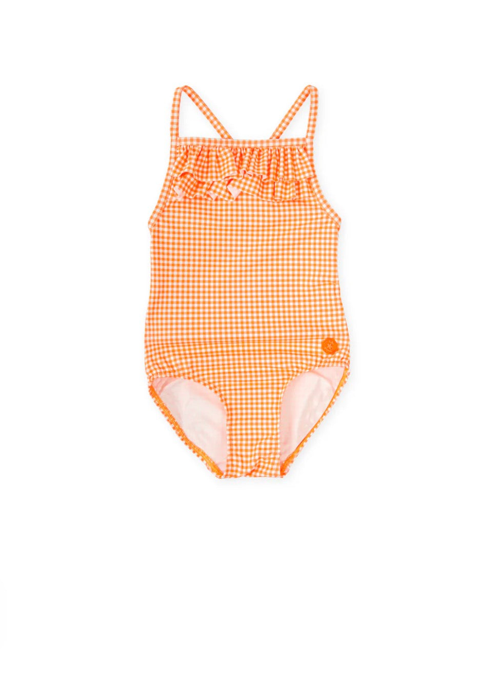 Tutto Piccolo Bañador Vichy Naranja