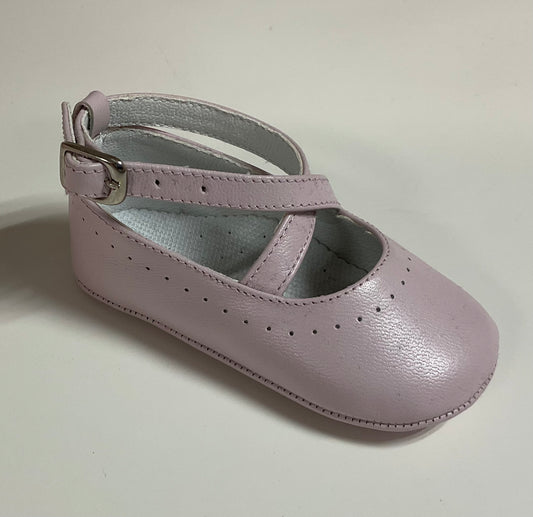 Karela Kids Pink Leather Shoes