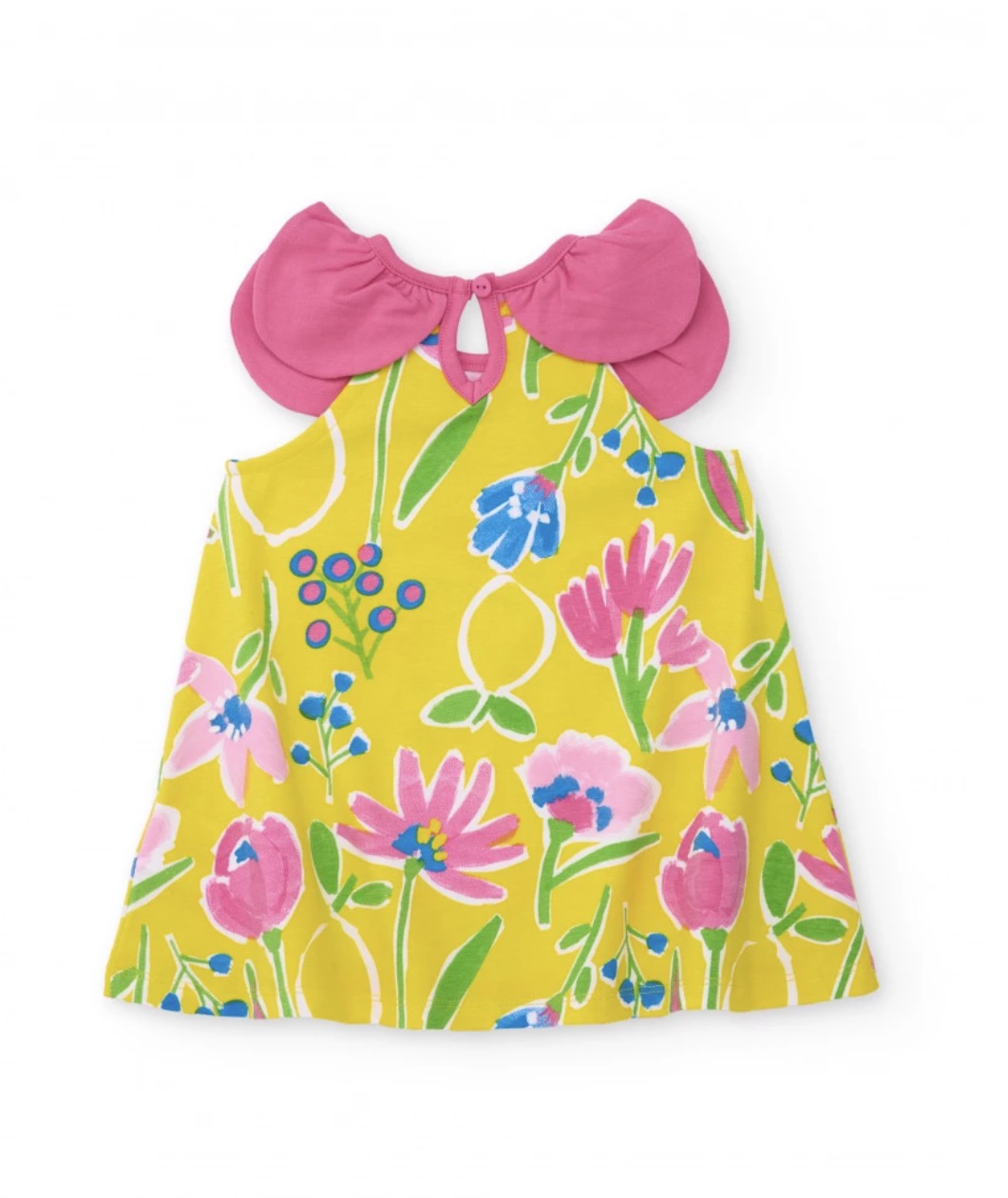 TucTuc Vestido Cuello Pétalo
