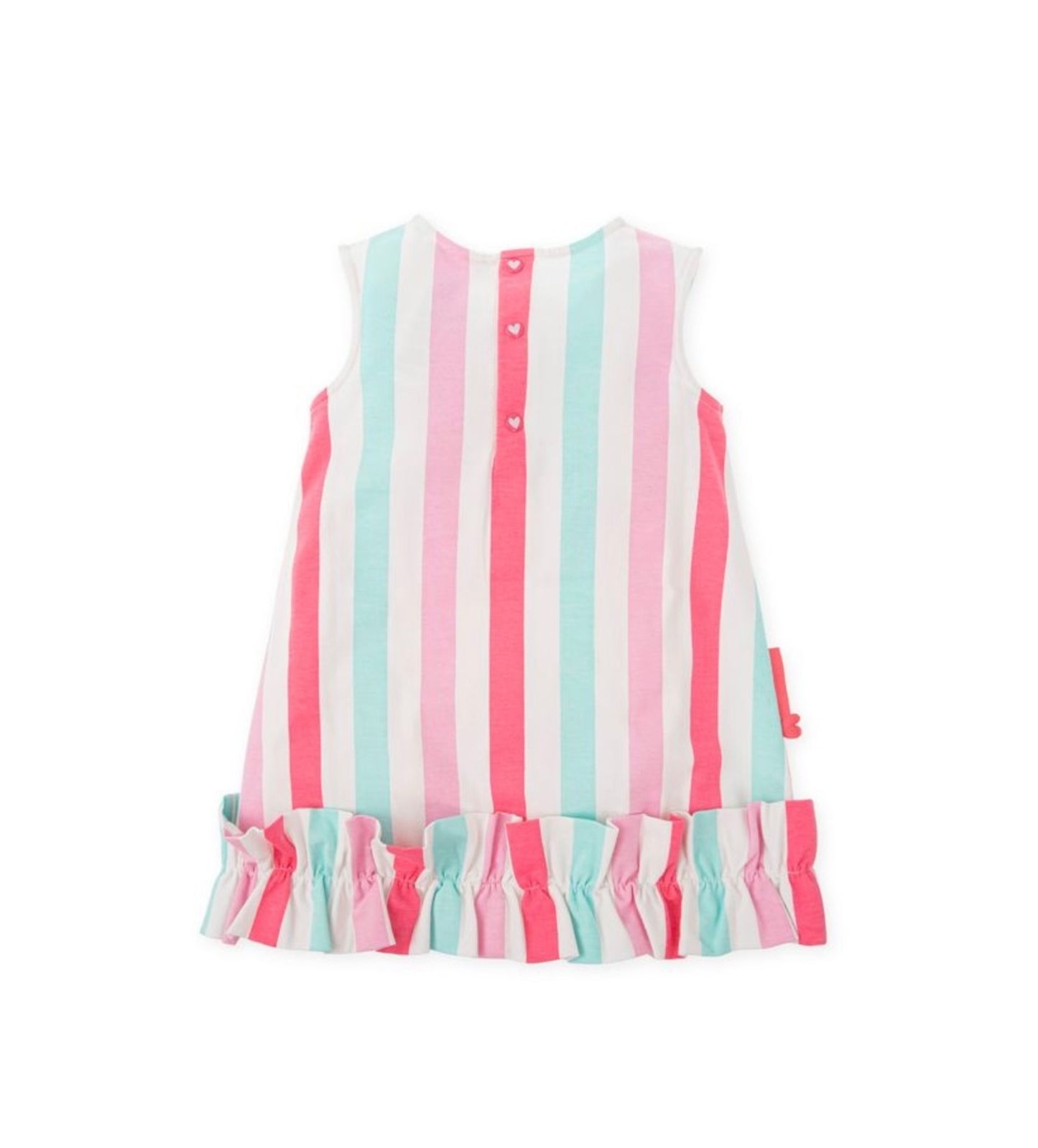 Agatha Ruiz De La Prada Vestido Niña sin Mangas Rayas