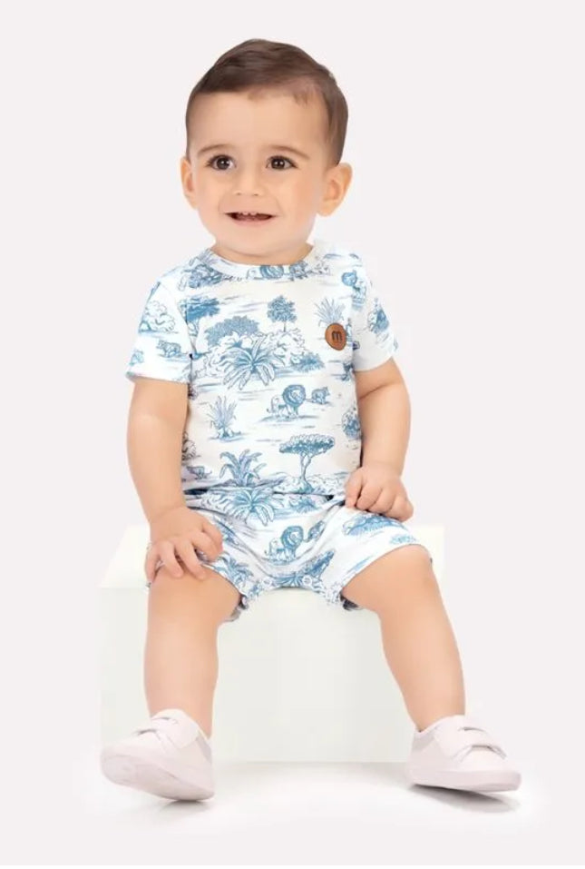 Milon Baby Romper Azul León
