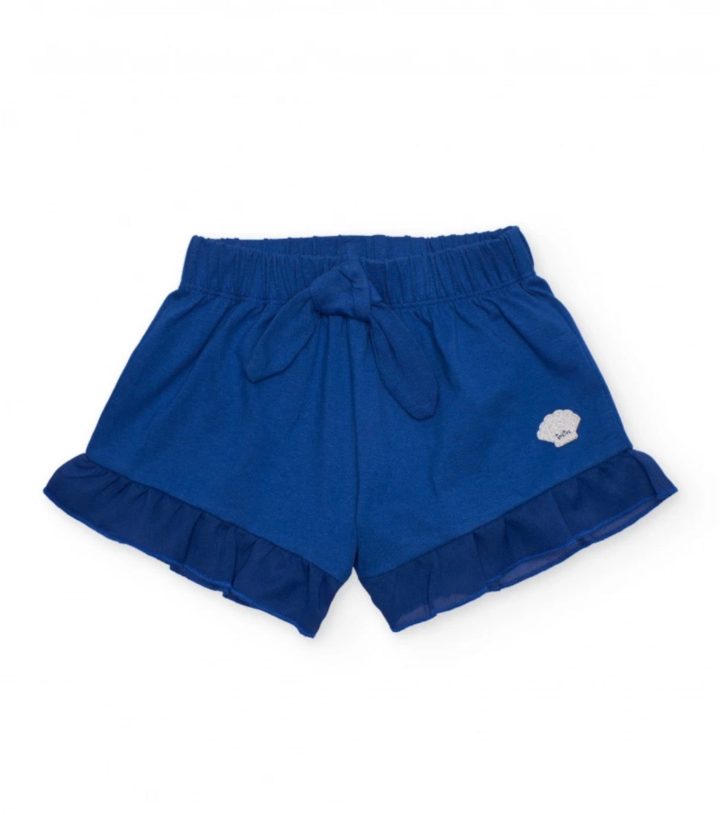 TucTuc Conjunto Blusa Estrella Con Textura Y Short Con Volantes