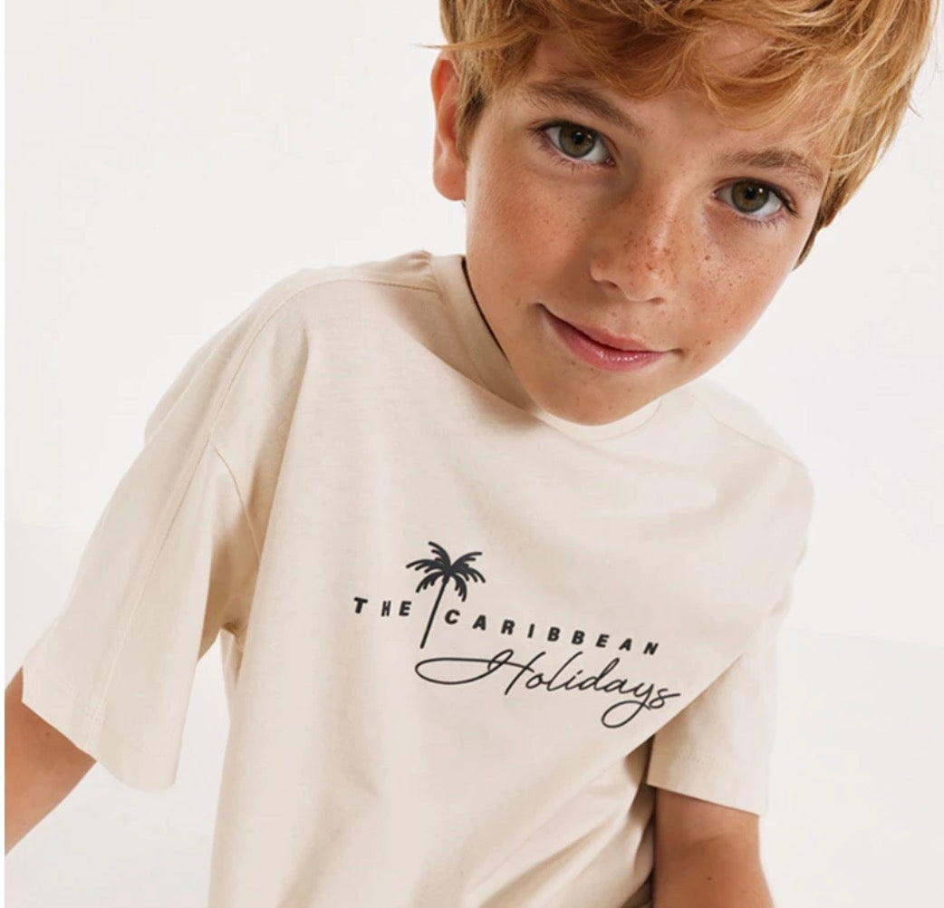 TucTuc NK Camiseta De Punto Estampado Caribeño