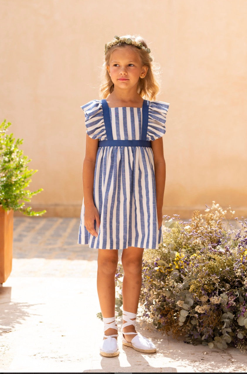 Cocote Baby & Kids Vestido Rayas Azul