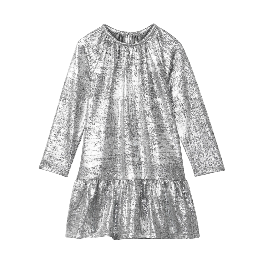 Hatley Girls Silver Shimmer A-Line Dress