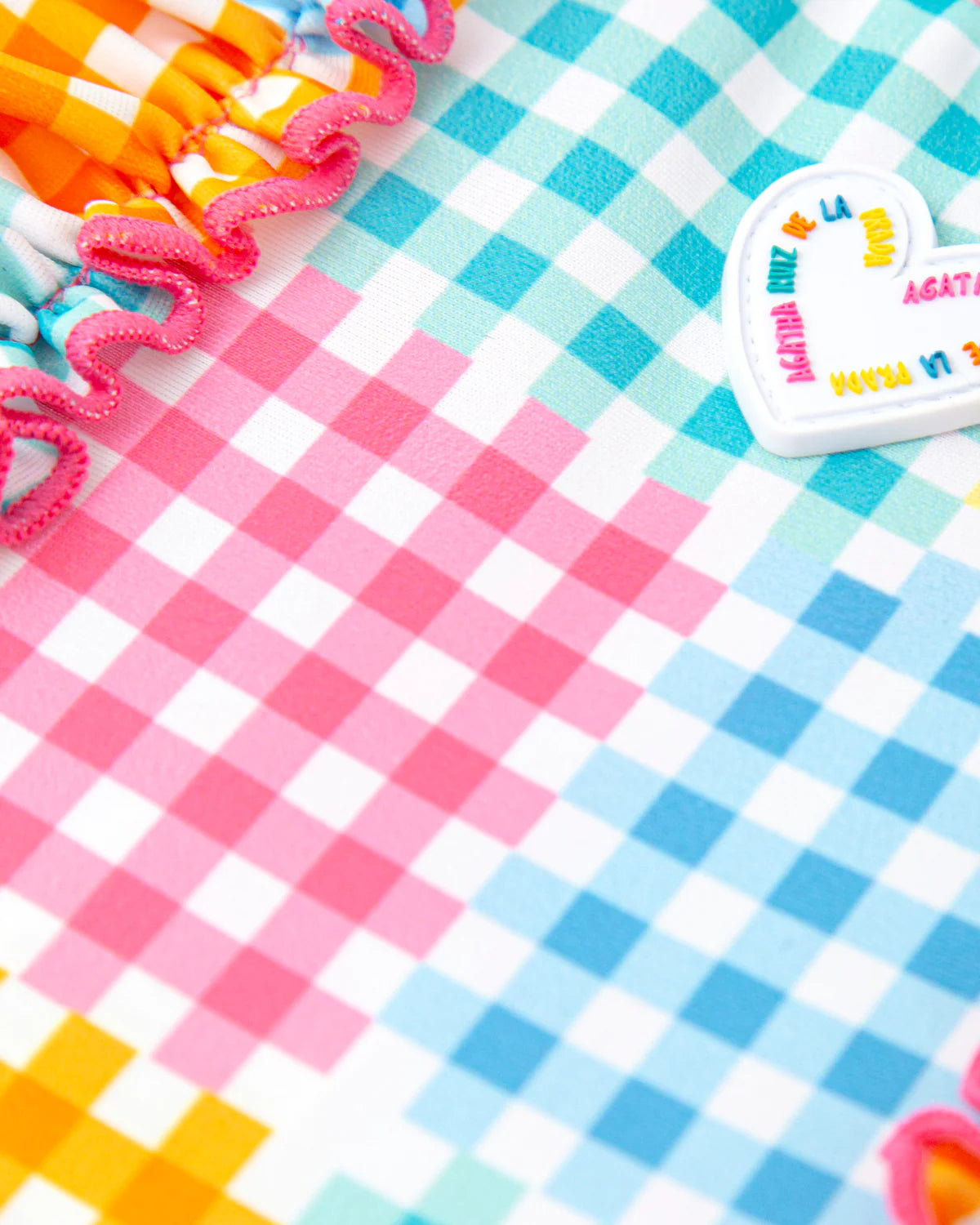 AGATHA RUIZ DE LA PRADA BABY TRAJE DE BAÑO VICHY MULTICOLOR NIÑA
