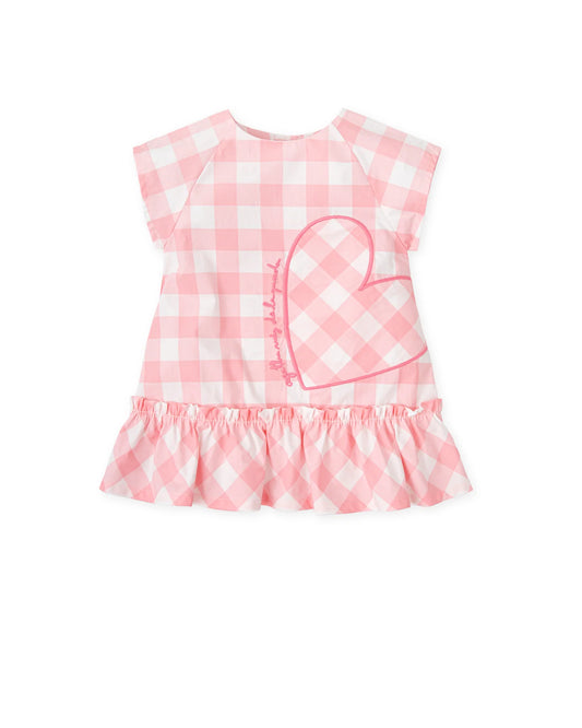 AGATHA RUIZ DE LA PRADA BABY VESTIDO CUADROS ROSA NIÑA