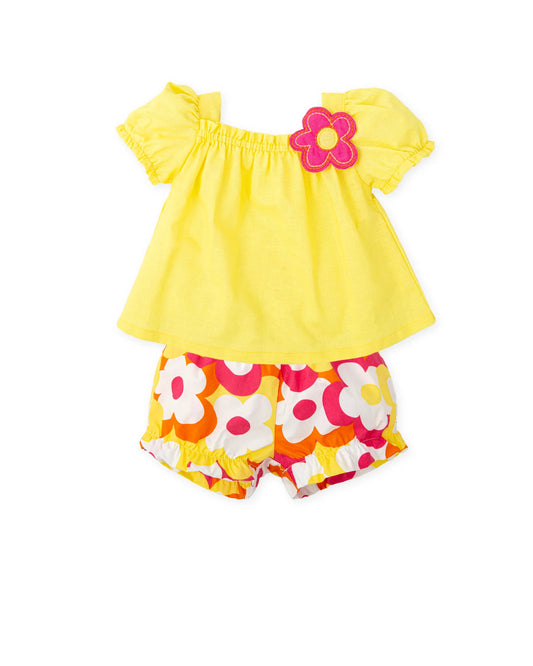 AGATHA RUIZ DE LA PRADA BABY CONJUNTO FLOR AMARILLO NIÑA