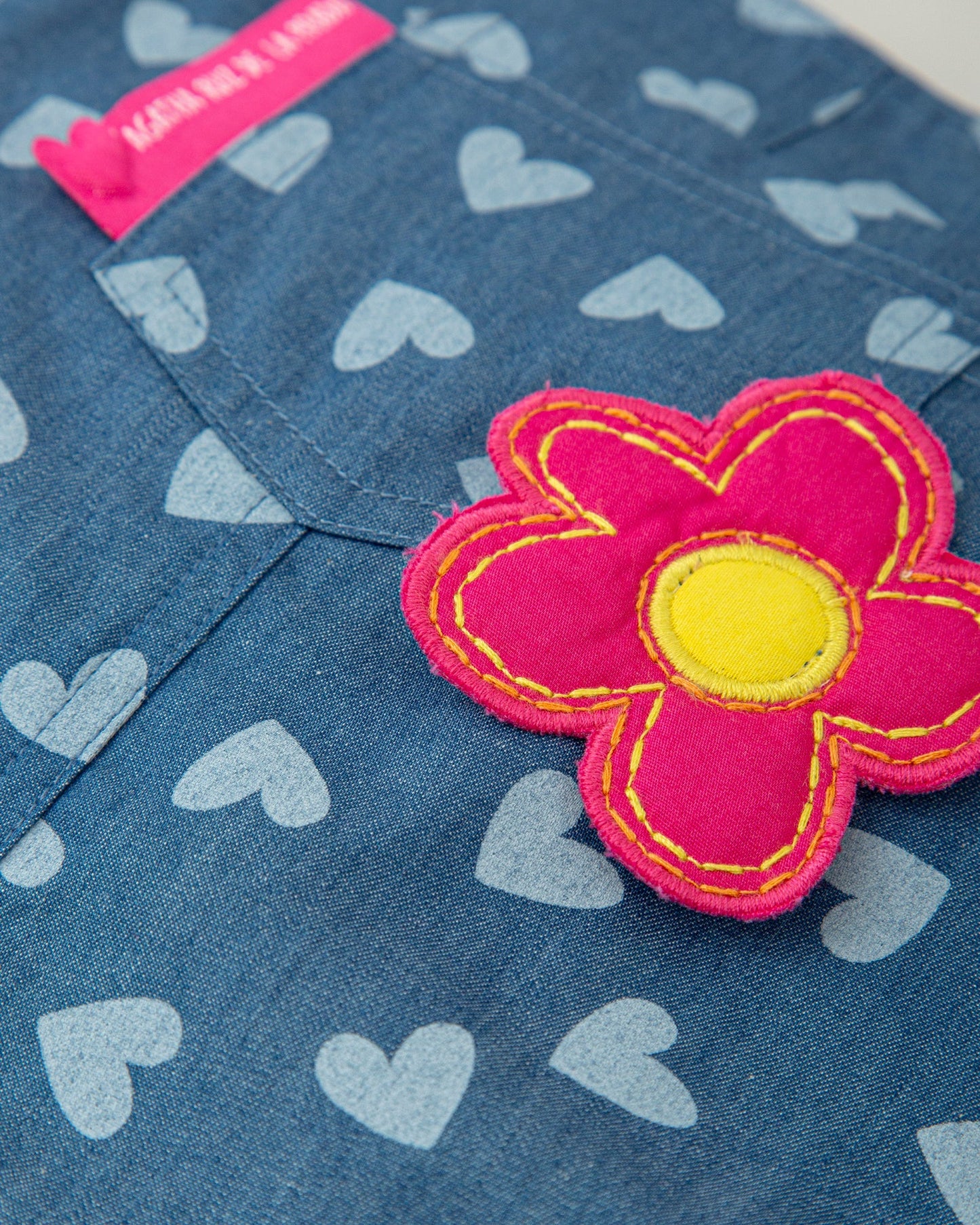 AGATHA RUIZ DE LA PRADA BABY VESTIDO INDIGO CORAZONES NIÑA