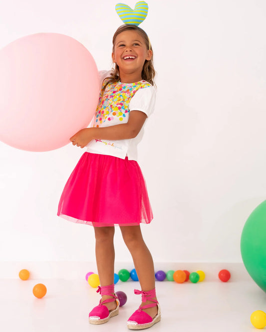 AGATHA RUIZ DE LA PRADA BABY FALDA CON CAMISA CONFETI NIÑA