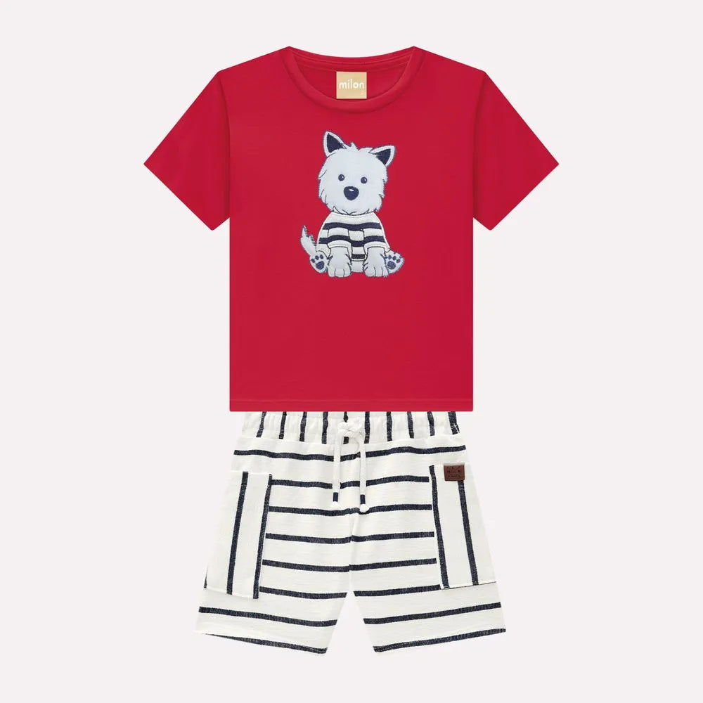 Milon Set Rayas Yorkie