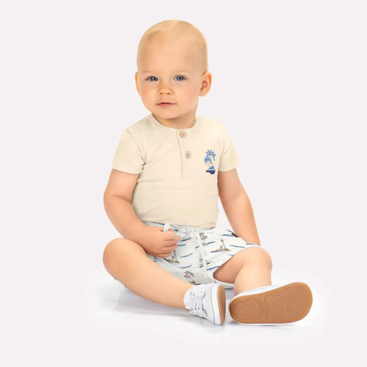 Milon Conjunto Bebé Niño Bordado Velero