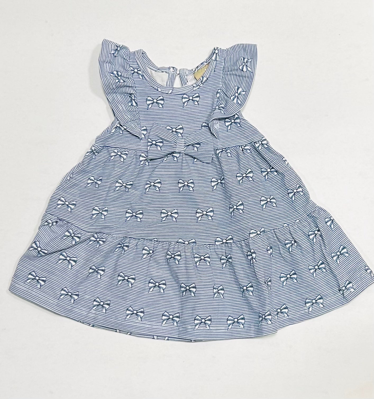 Milon Vestido Azul Lazos