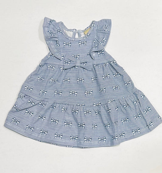 Milon Vestido Azul Lazos