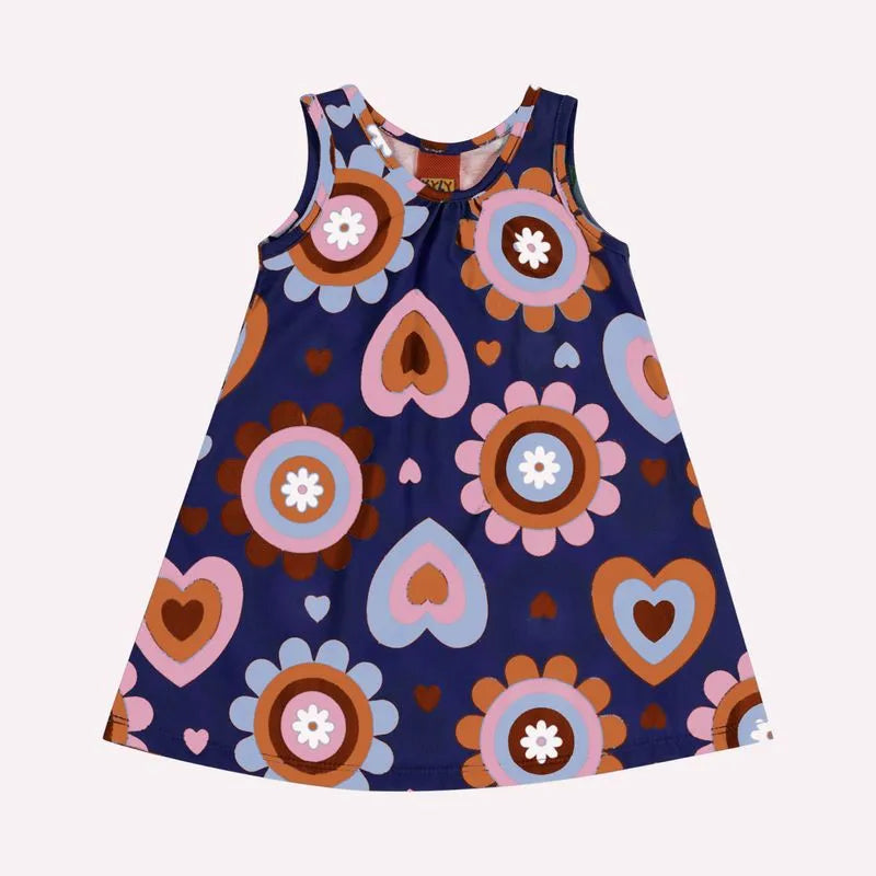 KYLY Vestido Infantil Niña Estampado Flores