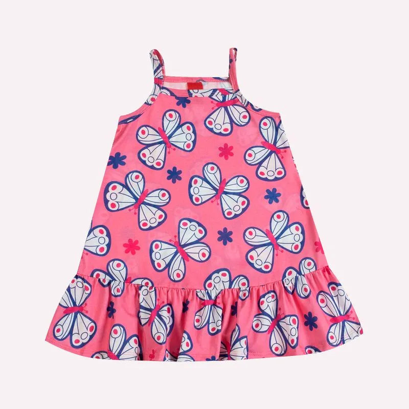 Kyly Vestido Infantil Niña Estampado Mariposas