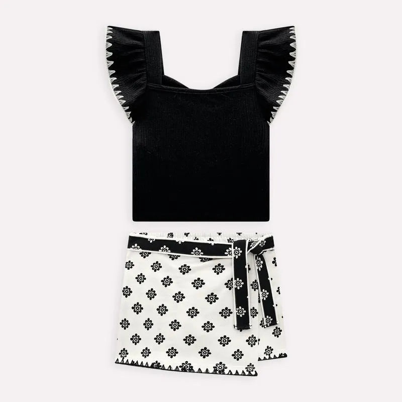 Milon Conjunto Infantil Niña Flores