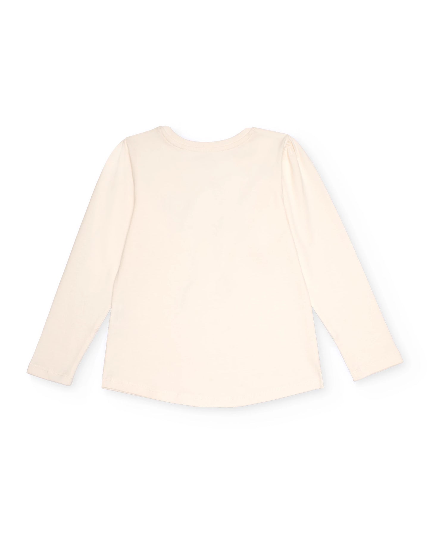 Tuc Tuc NK Conjunto Camiseta de manga larga color crema con lazo estampado y Falda Pantalón Negra