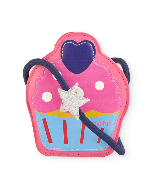 Tuc Tuc Bolso bandolera para niña con diseño de cupcake