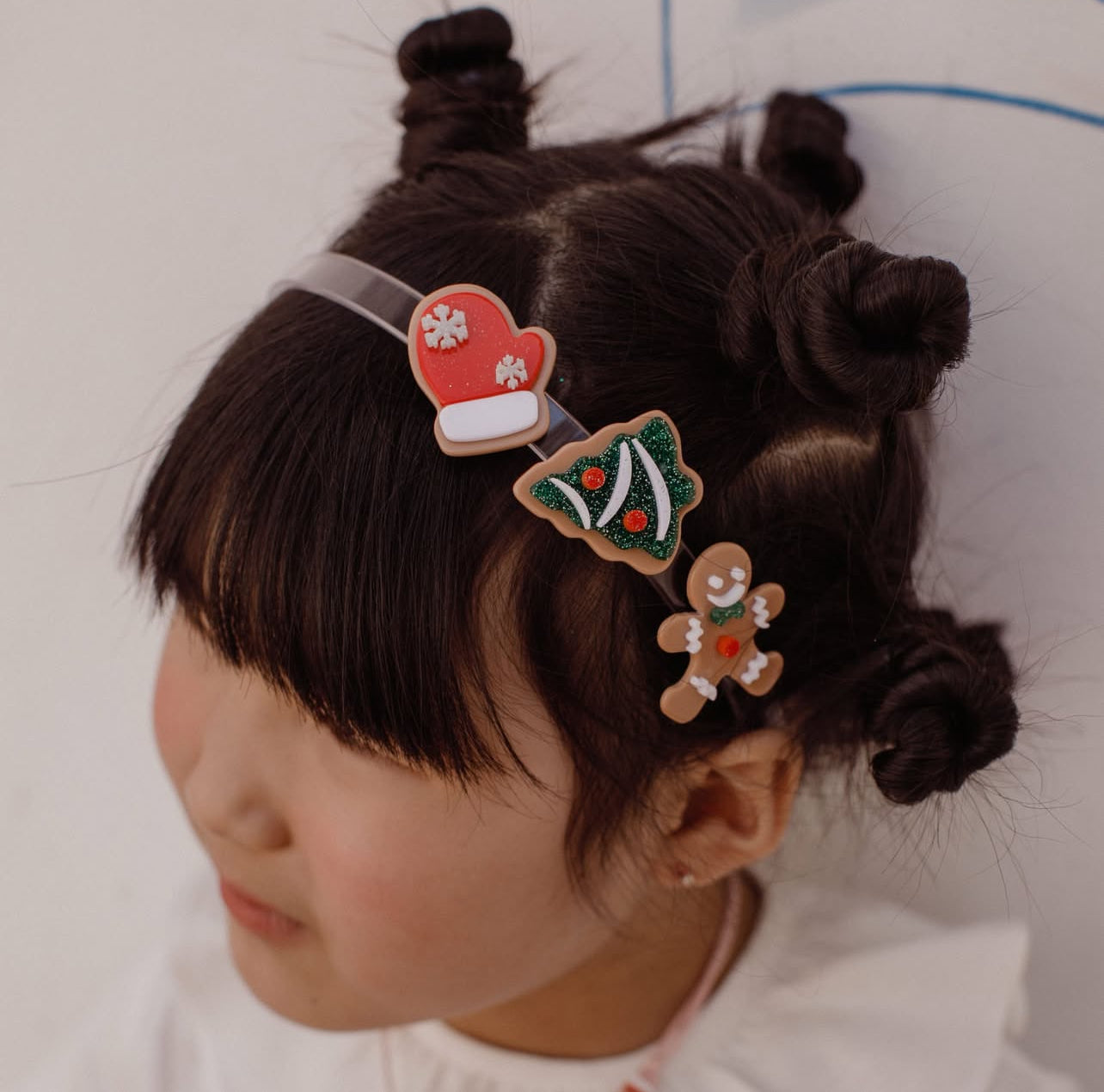 Lilies & Roses Mitten, Tree And Gingerbread Cookie Headband