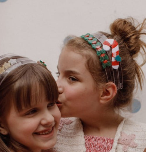 Lilies & Roses Candycane Headband