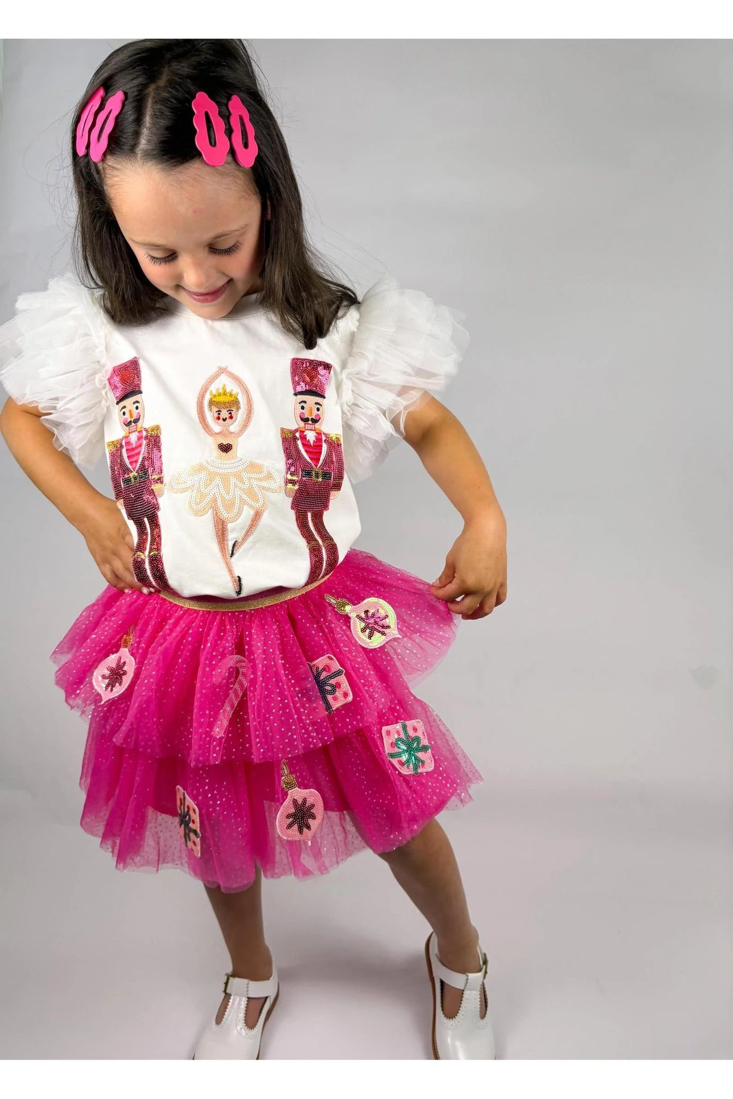 TWD CANDY CANE AND PRESENT PATCHED TULLE SKIRT
Quantity