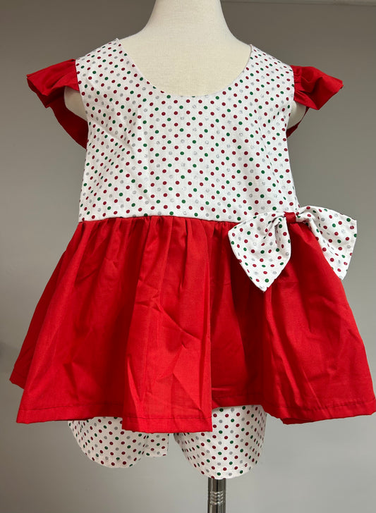 Ragazza Bella Polkadot Dress with Pants