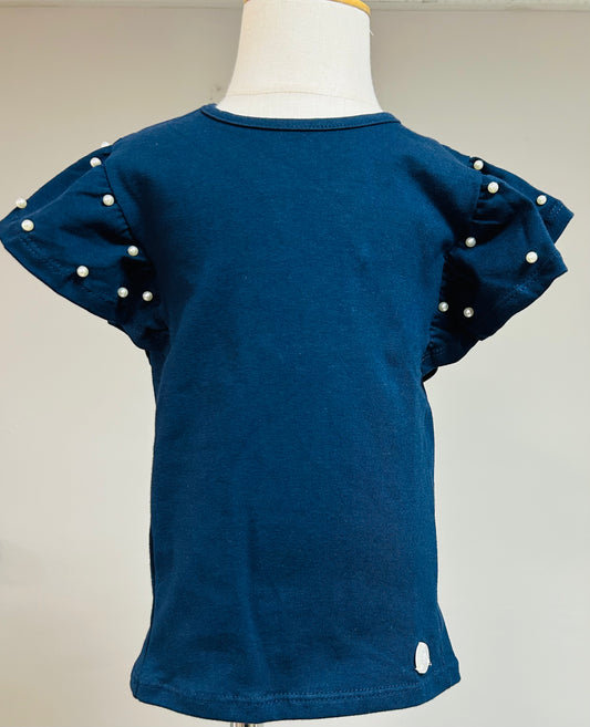 Milon Top Volante En La Manga Navy