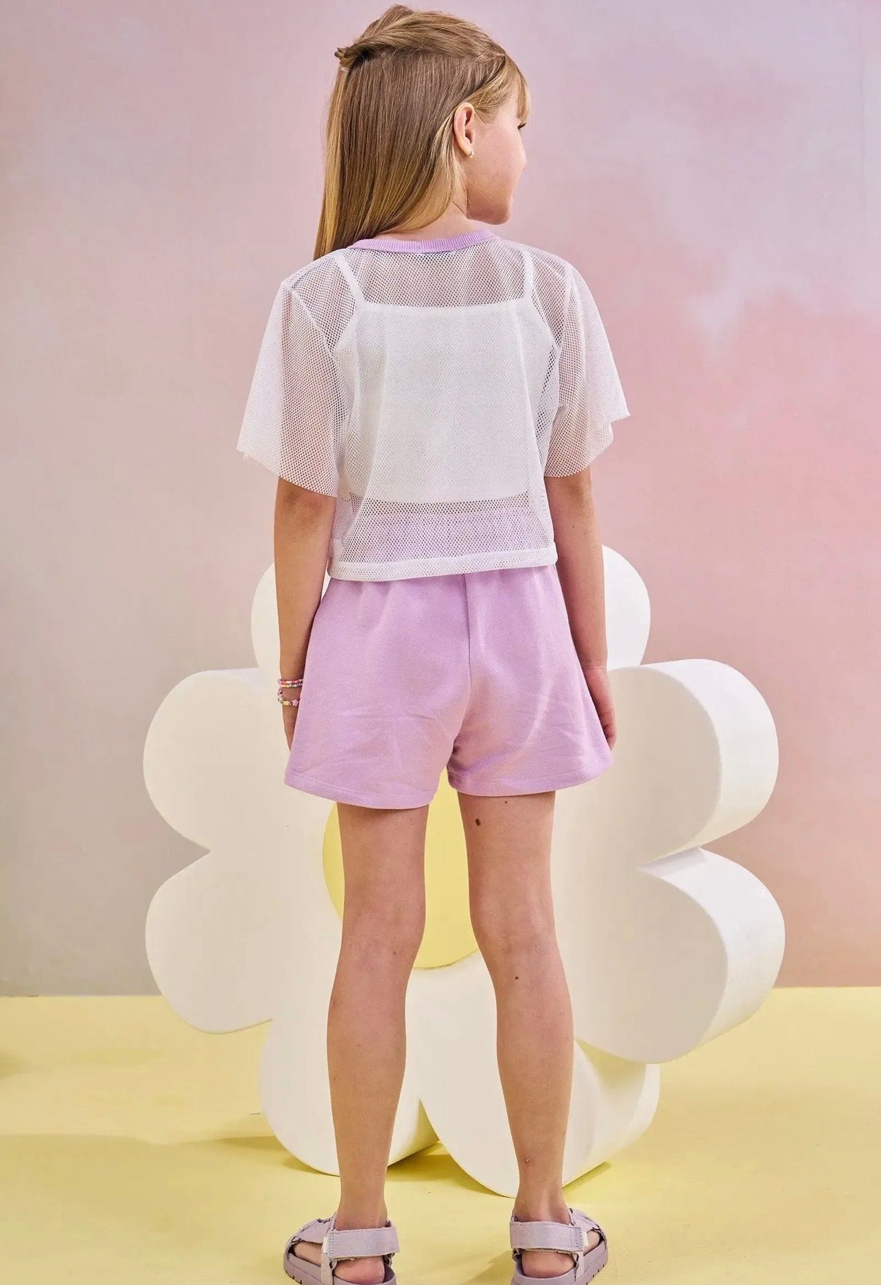 Infanti Trío Top Blusa Short Hello Spring