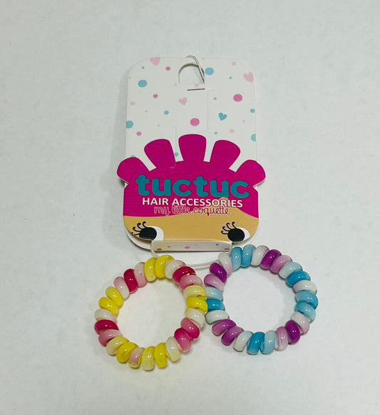 TucTuc 2 Hair Tie Set Purple