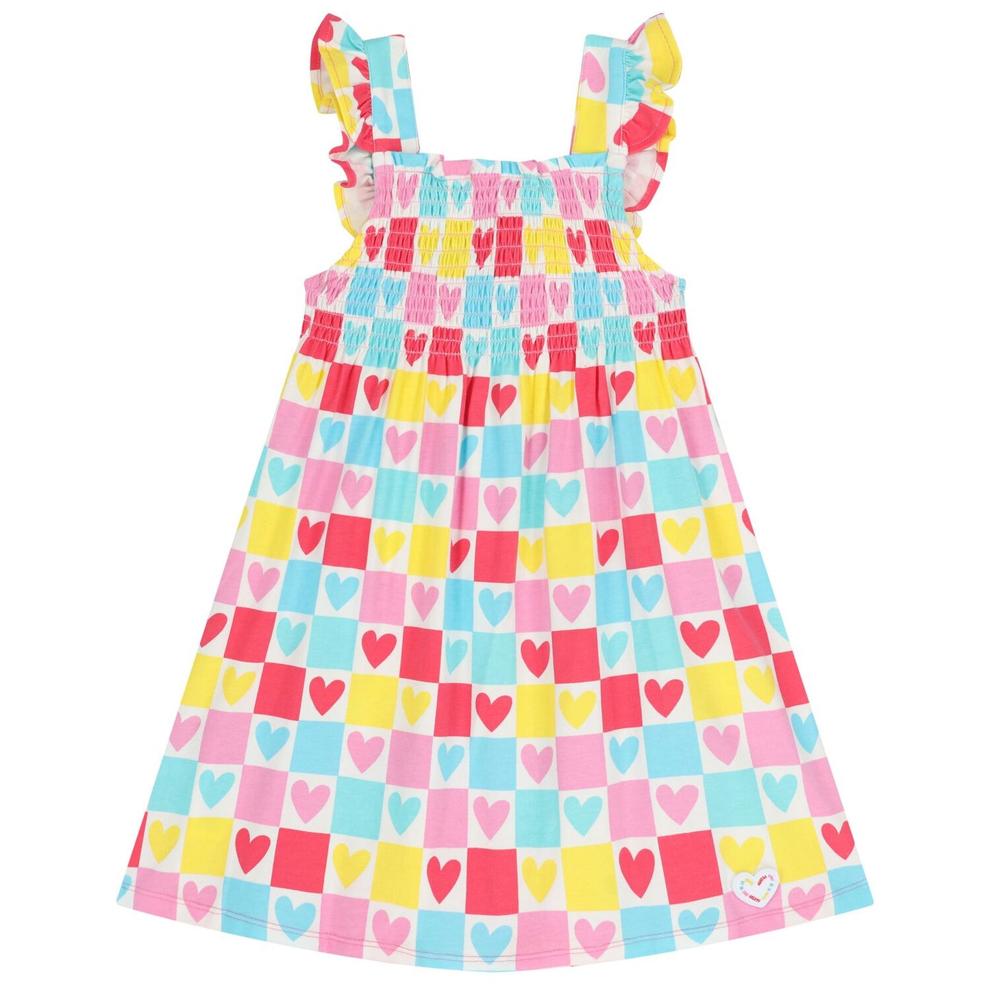 Agatha Ruiz De La Prada Vestido Niña Corazones