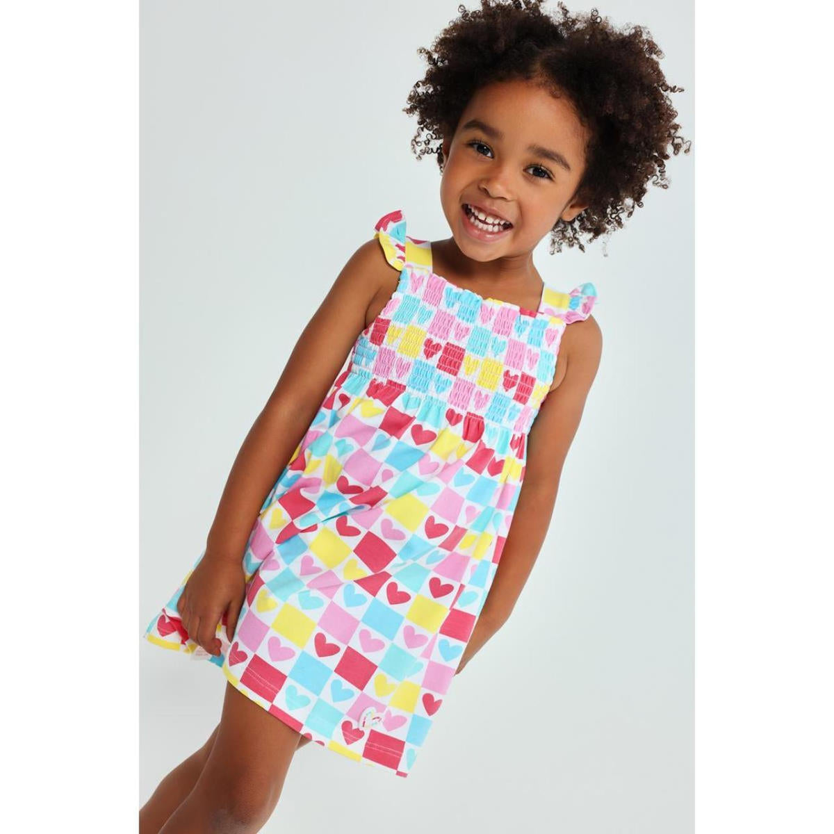 Agatha Ruiz De La Prada Vestido Niña Corazones