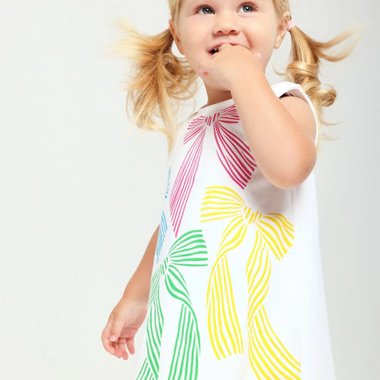 Agatha Ruiz De La Prada Vestido Niña Lazos