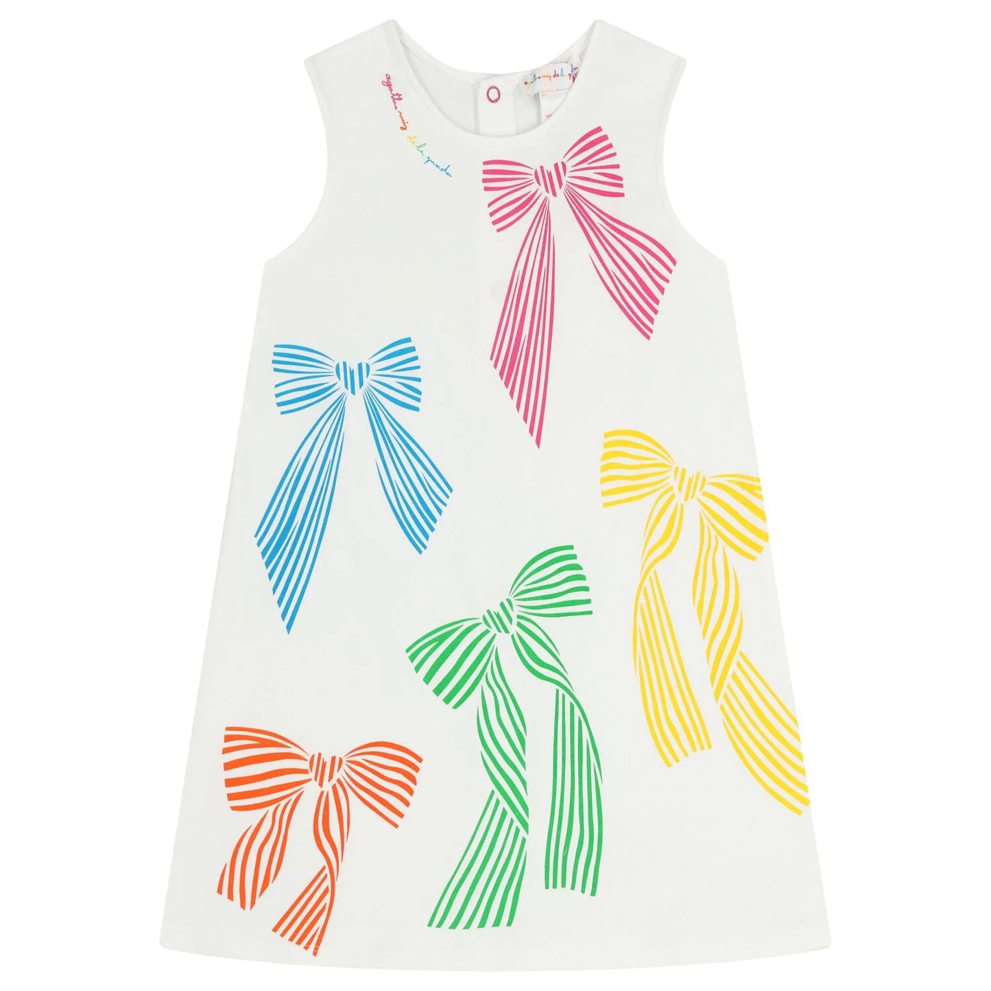 Agatha Ruiz De La Prada Vestido Niña Lazos