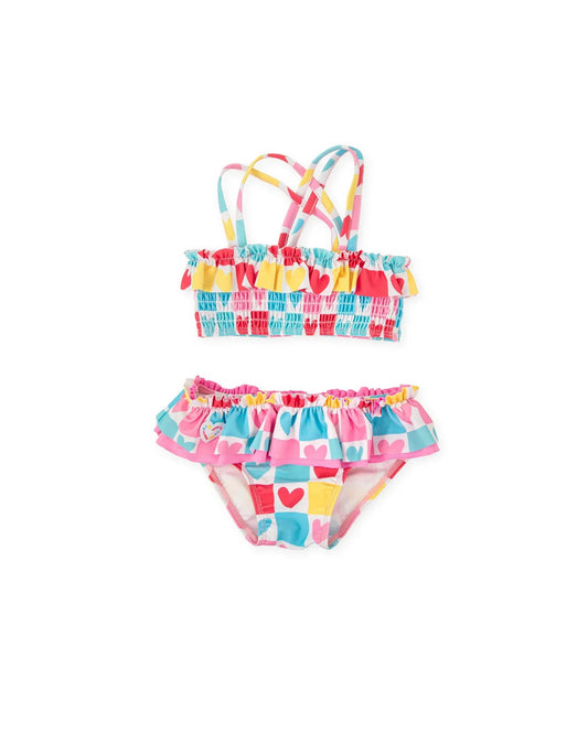 Agatha Ruiz De La Prada BIKINI LYCRA CORAZONES COLORES