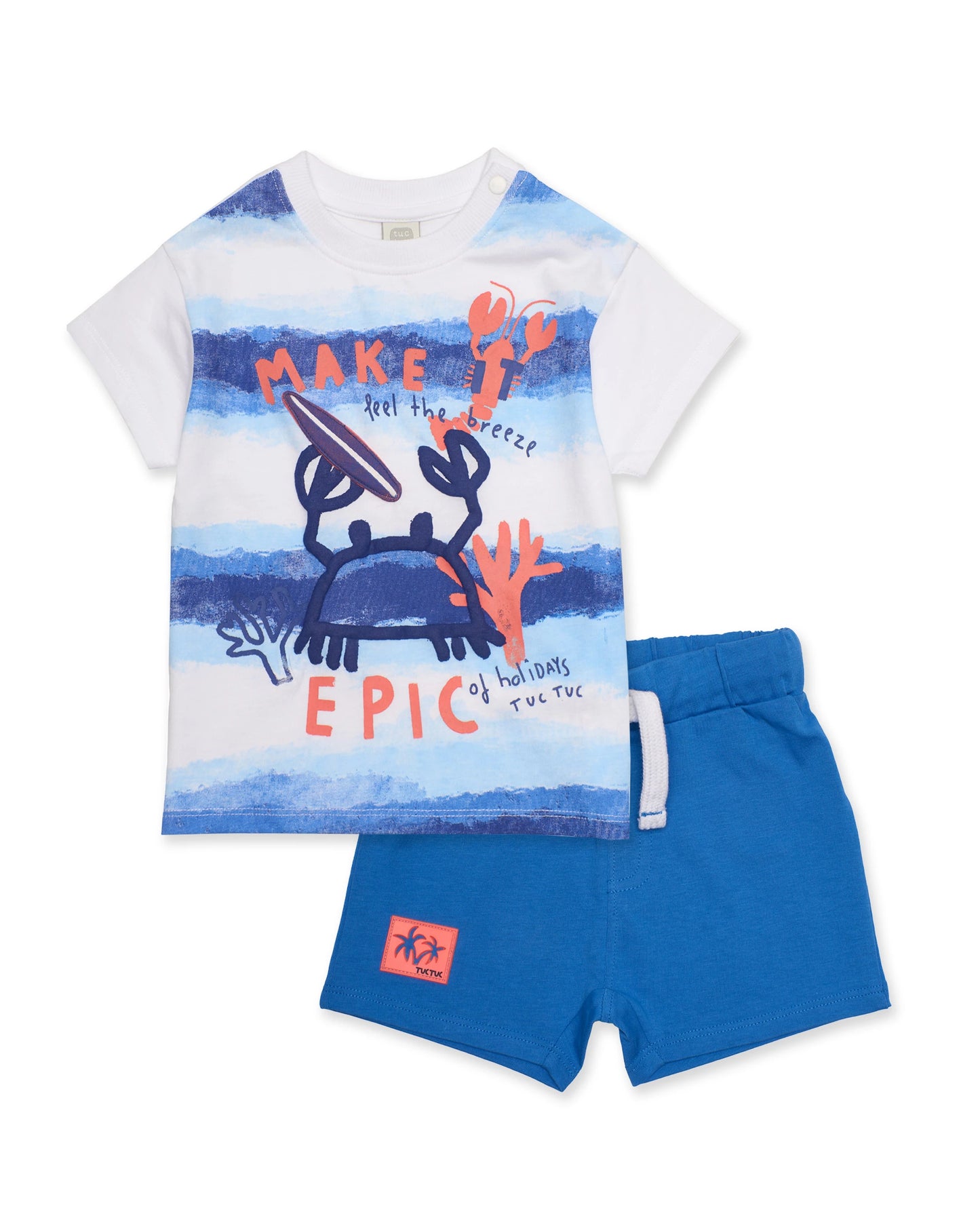 TucTuc Conjunto Camiseta y Bermudas Niño de Punto